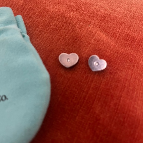 Tiffany & Co Paloma Picasso Heart Diamond Earrings rare - Picture 3 of 10
